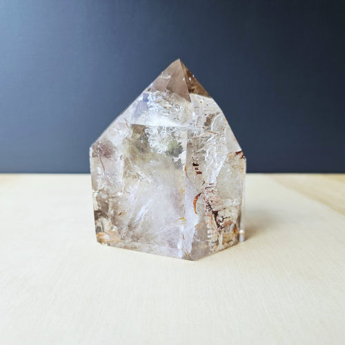 Smoky Amethyst Quartz| Faceted Freeform 532gms