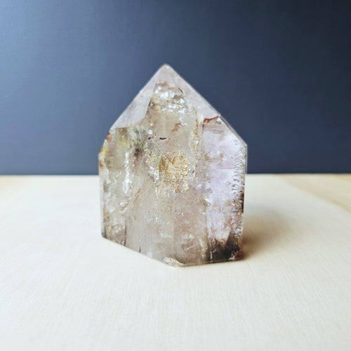 Smoky Amethyst Quartz| Faceted Freeform 532gms