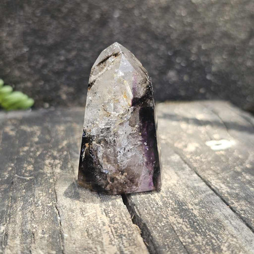 Smoky Amethyst Quartz| Faceted Freeform 57gms
