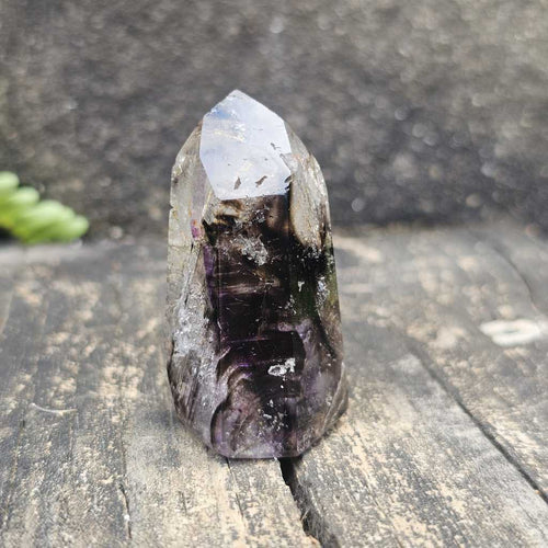 Smoky Amethyst Quartz| Faceted Freeform 57gms