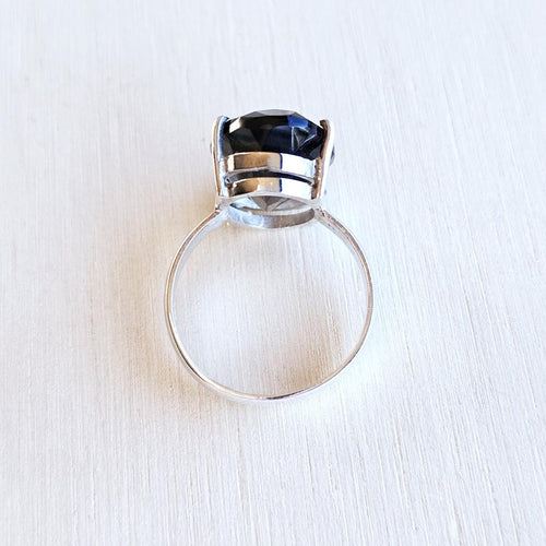 Smoky Quartz Faceted Ring | The Filter