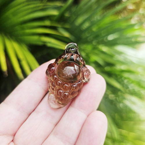 Smoky Quartz Money Toad - A Grade | Smoky Coin Guardians