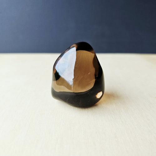 Smoky Quartz Palm Stone - AAA Grade | 100gm