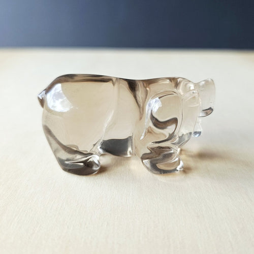 Smoky Quartz Pig - AAA Grade | 78gm