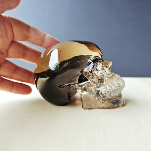 Smoky Quartz Skull- AA Grade | The Shadow Guardian