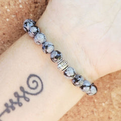 Snowflake Obsidian Bracelet | The Calm Within