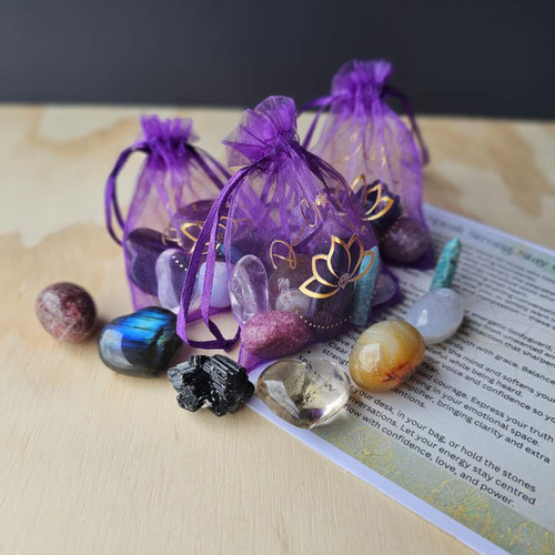 Speak Strong, Stay Grounded | Crystal Support Set