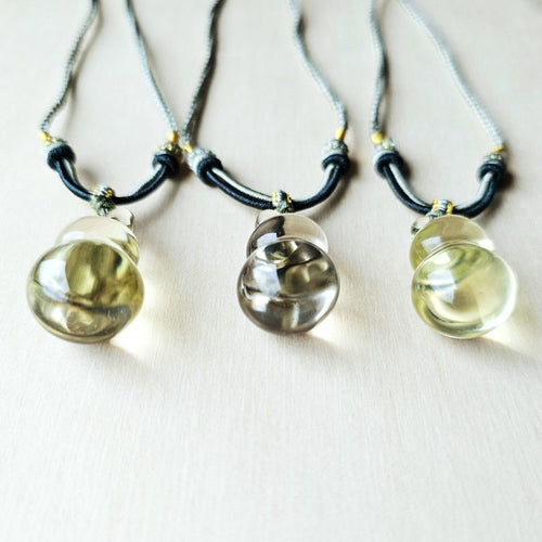 Sri Lankan Citrine Necklace | The Prosperity Gourd