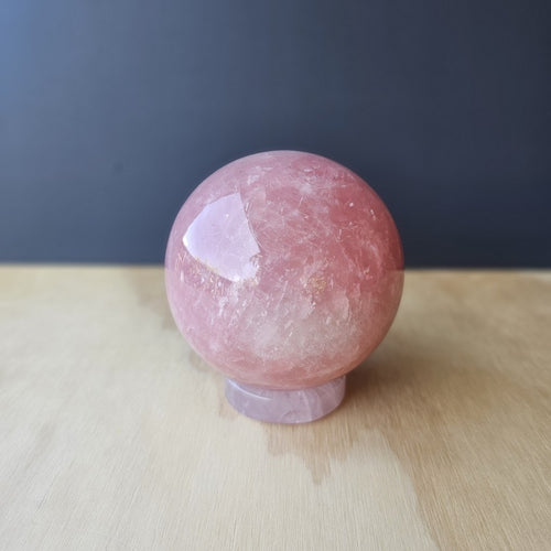 Star Rose Quartz Sphere | Orb Of Compassion