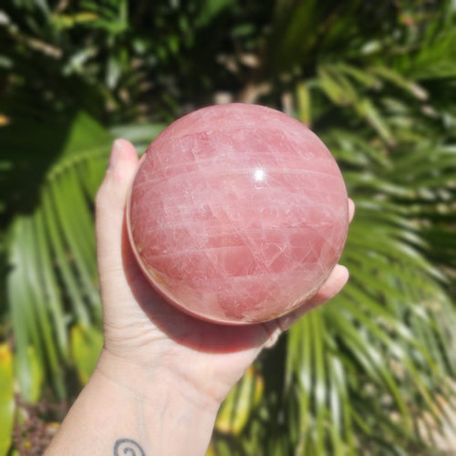 Star Rose Quartz Sphere | Orb Of Compassion