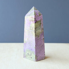 Stichtite & Serpentine Obelisk | 109gms