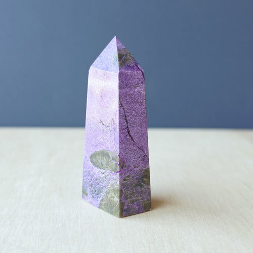 Stichtite & Serpentine Obelisk | 48gms