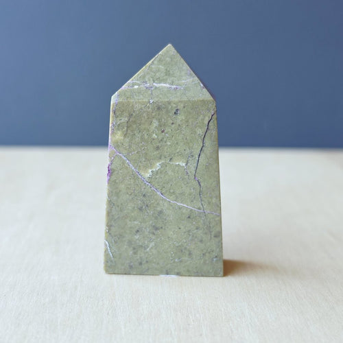 Stichtite & Serpentine Obelisk | 60gms