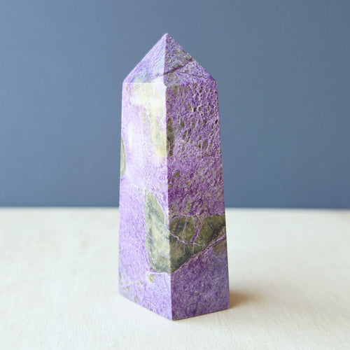 Stichtite & Serpentine Obelisk | 94gms
