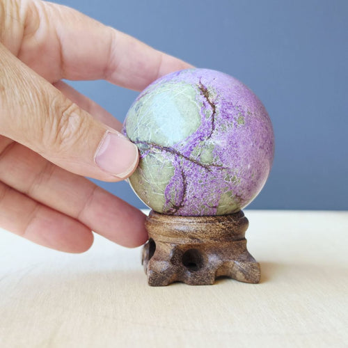 Stichtite & Serpentine Sphere | 220gms