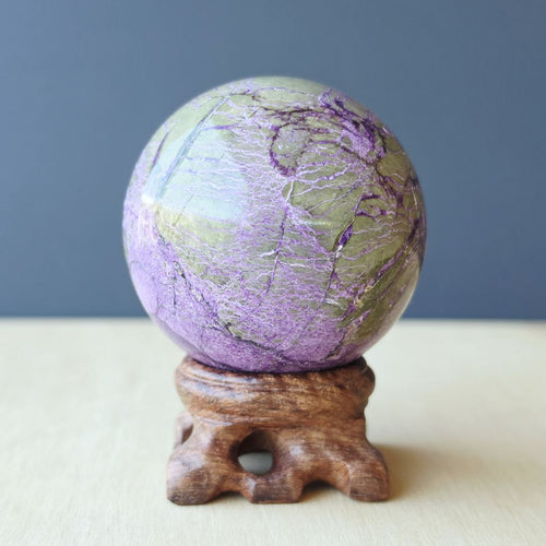 Stichtite & Serpentine Sphere | 234gms