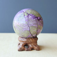 Stichtite & Serpentine Sphere | 234gms