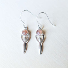 Sunstone Goddess Earrings | The Sun Goddess