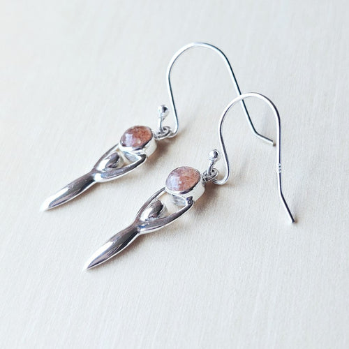 Sunstone Goddess Earrings | The Sun Goddess