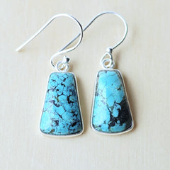 Tibetan Turquoise Earrings | Tibetan Sky