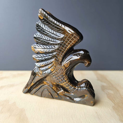 Tigers Eye Eagle Carving | Eagle Eye Vision
