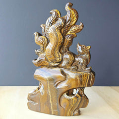 Tigers Eye Nine Tail Fox | Spirit Of The Nine