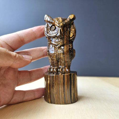Tigers Eye Owl | The Golden Seer