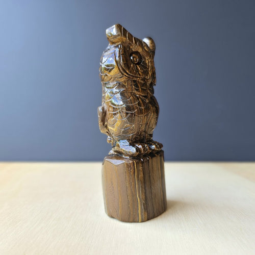 Tigers Eye Owl | The Golden Seer