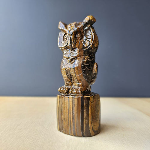 Tigers Eye Owl | The Golden Seer