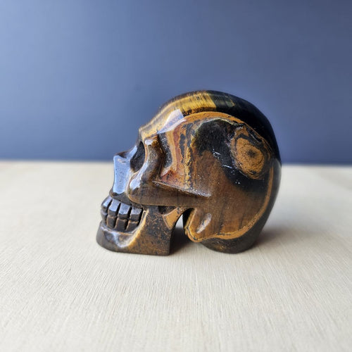 Tigers Eye Skull | Guardian Of Your Energy