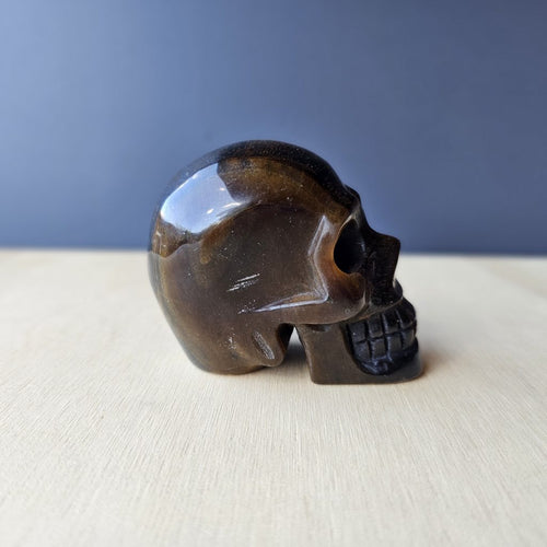 Tigers Eye Skull | Guardian Of Your Energy