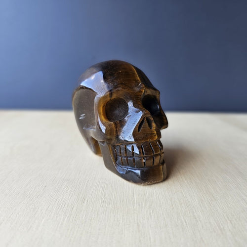 Tigers Eye Skull | Guardian Of Your Energy