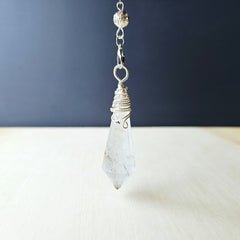 Tourmalinated Quartz Pendulum | Shadowlight