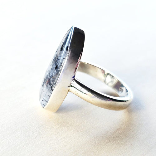 Tourmaline In Quartz Ring | Shadow and Light