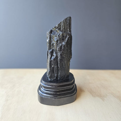 Tourmaline Specimen With Custom Stand | Pillars Of Vitality