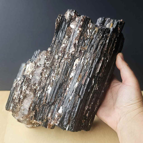 Tourmaline, Golden Mica & Quartz Specimen | The Power Conduit