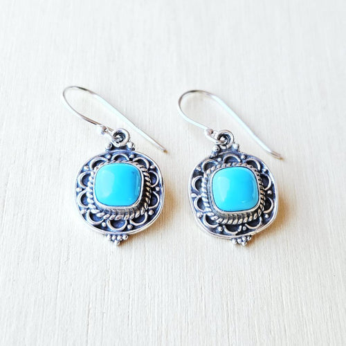 Turquoise Earrings | Waves Of Calm