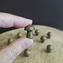 Unakite Mini Mushrooms