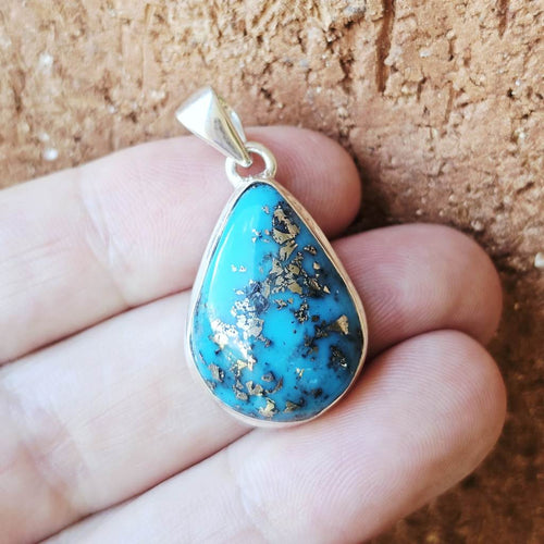 Unstabilised Turquoise Pendant | Royal Energy