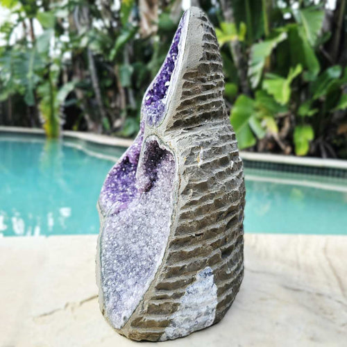 Uruguay Amethyst Geode | Triple-Chamber 12.1kgs