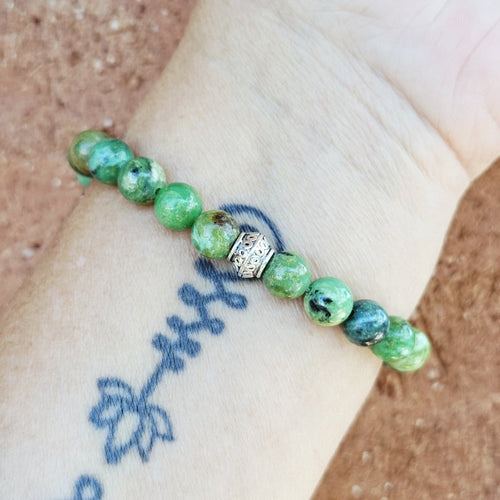 Variscite Crystal Bracelet | Hearts Harmony