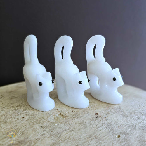 White Jade Cats