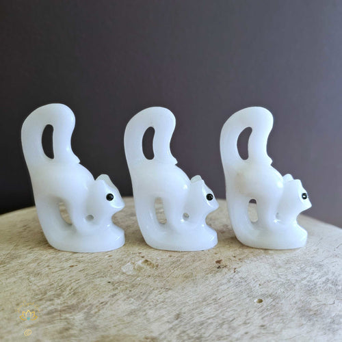 White Jade Cats