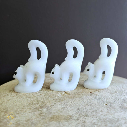 White Jade Cats
