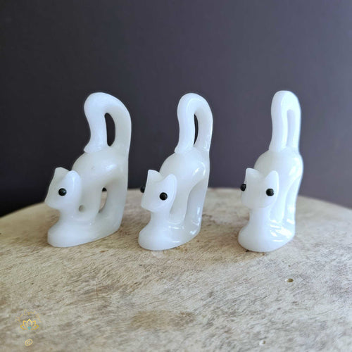 White Jade Cats