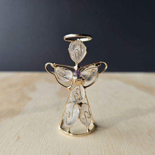 Wire Wrapped Quartz Angel | Sacred Light Keepers