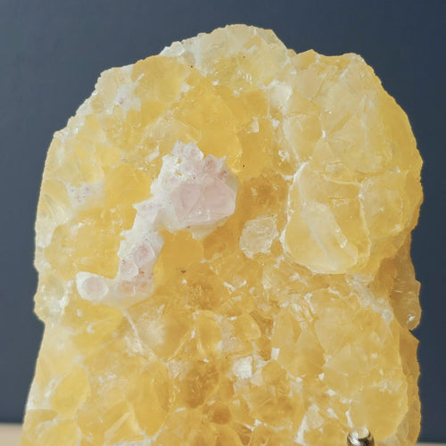Yellow Botryoidal Fluorite & Purple Octahedral Fluorite | 528gms