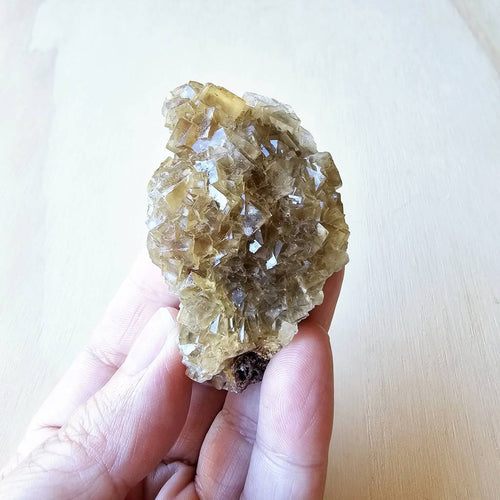 Yellow Cubed Moscona Fluorite | Clarity Keeper