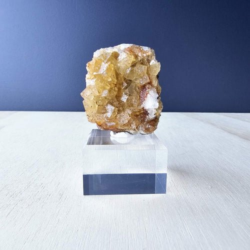 Yellow Cubed Moscona Fluorite | Flame Of Insight