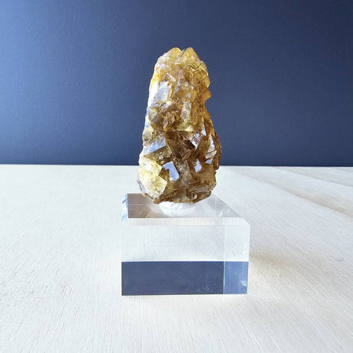 Yellow Cubed Moscona Fluorite | Solar Communion